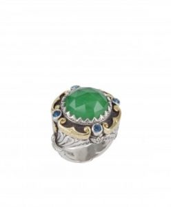 dmk2098-401-cut-konstantino_jewelry-nemesis-sterling_silver_18k_gold_large_round_stone_ring