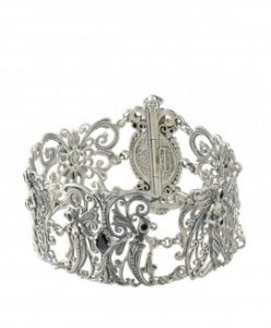 santorini-konstantino_jewelry-greek_jewelry-sterling_silver_spinel_bracelet-bkj589-131-292