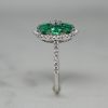 Shelton Jewelers Emerald Floral Ring