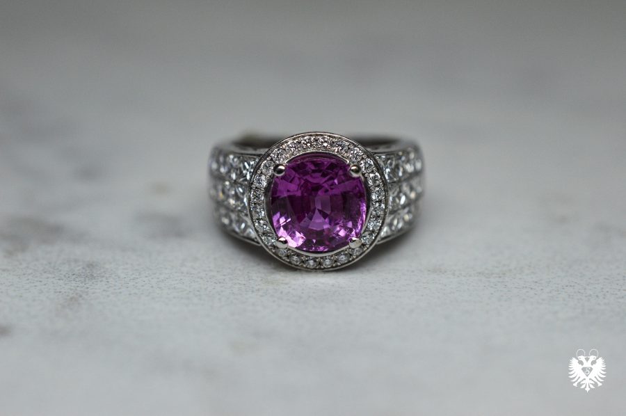 Shelton Jewelers Pink Sapphire Ring