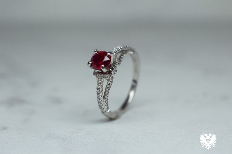 Shelton Jewelers Round Ruby Ring