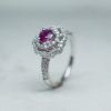 Shelton Jewelers Ruby Double Halo Ring