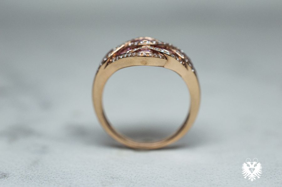 Shelton Jewelers Wave Sapphire Ring