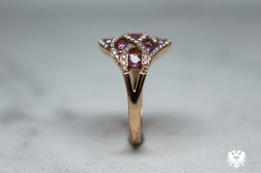 Shelton Jewelers Wave Sapphire Ring